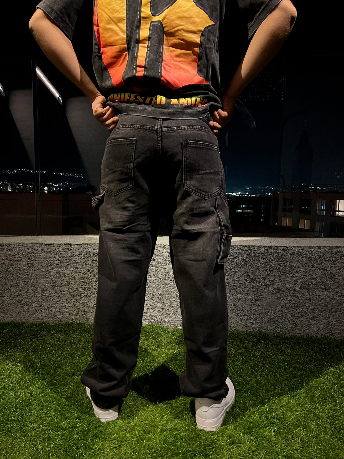 Pantalon Carpintero Negro