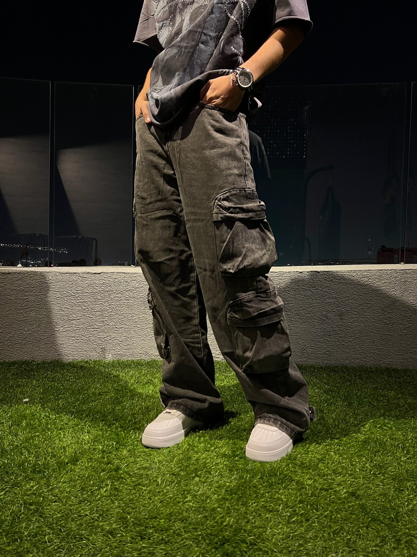 Midnight Cargo Pants