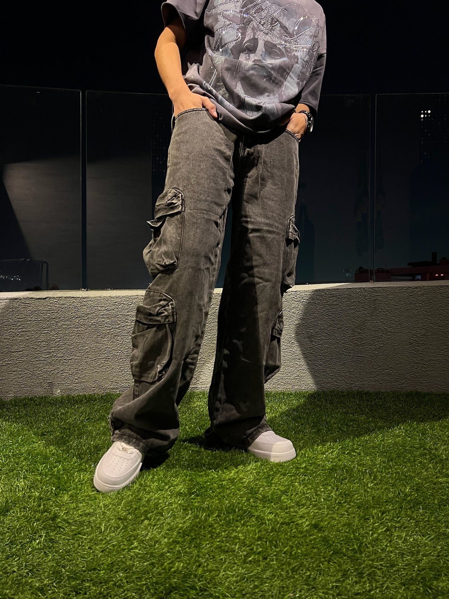 Midnight Cargo Pants