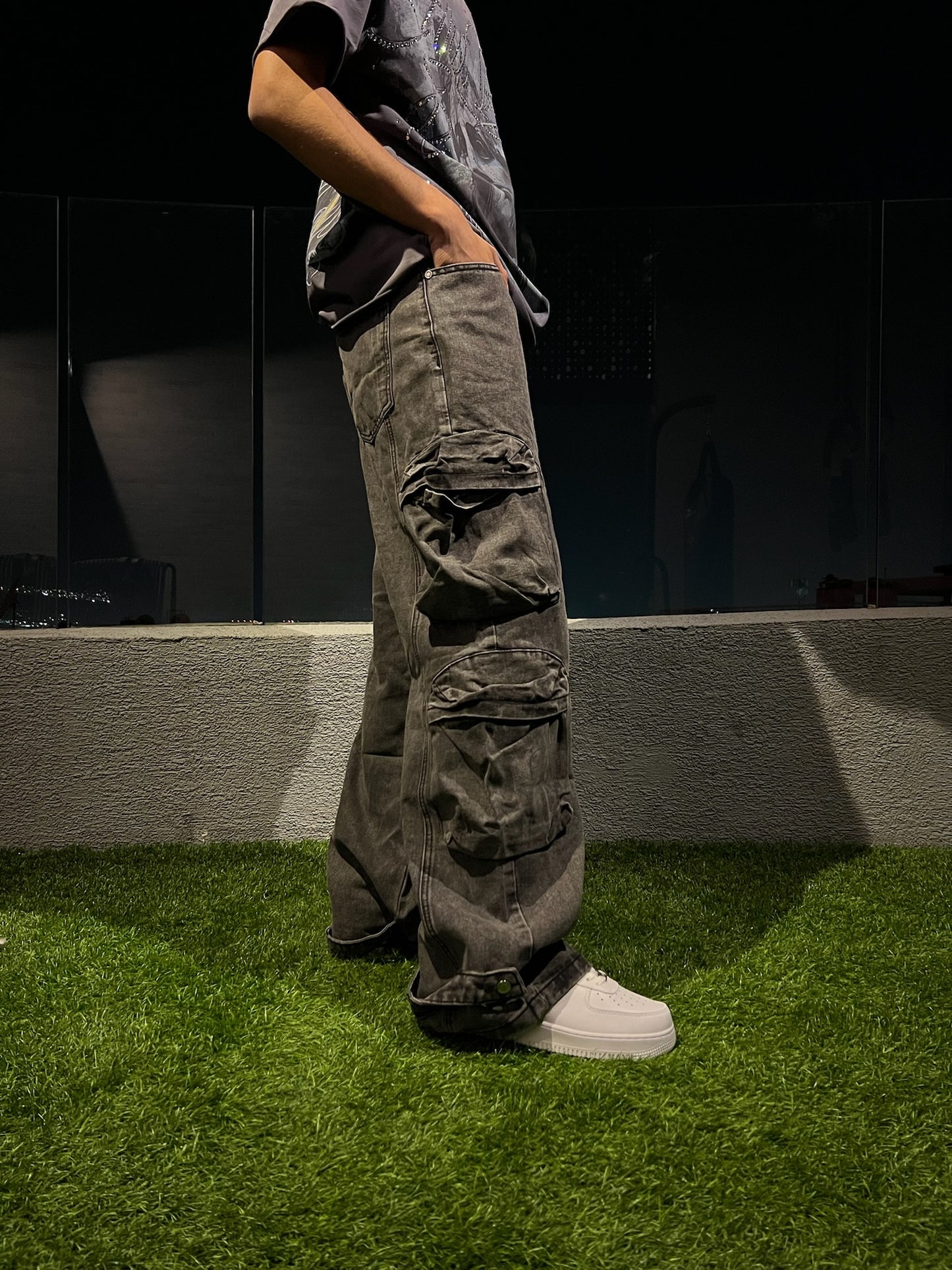Midnight Cargo Pants