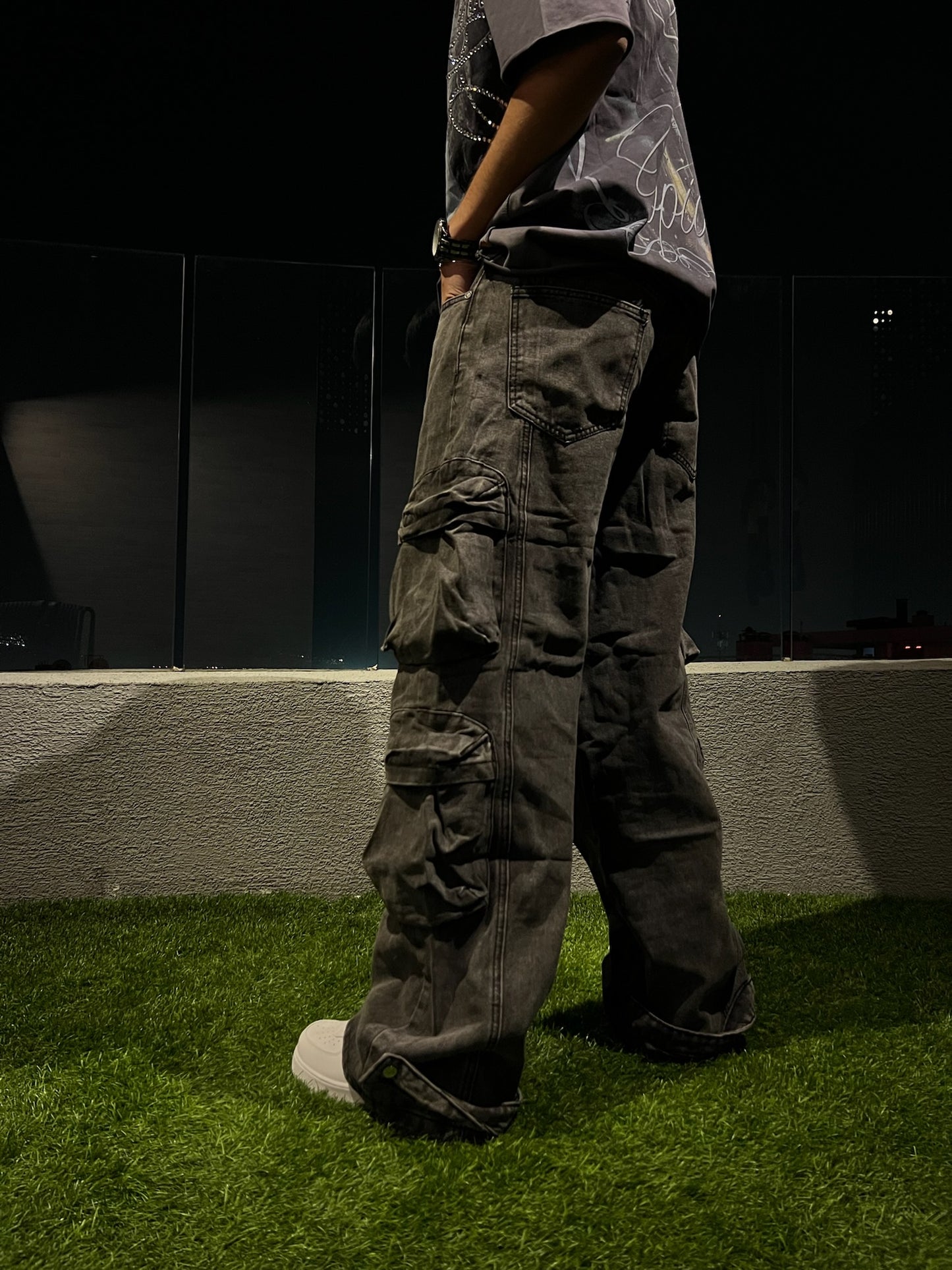 Midnight Cargo Pants