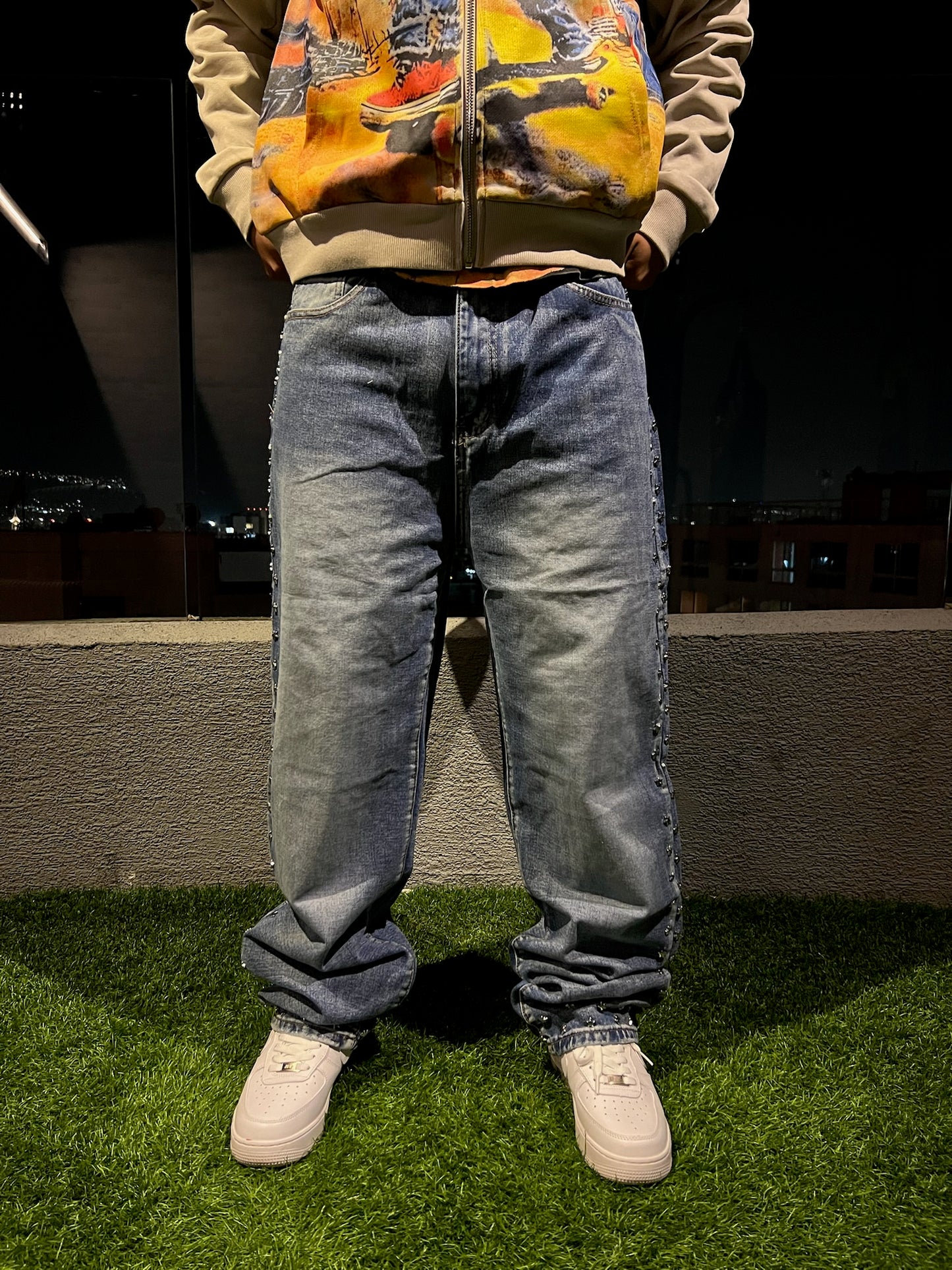 Pantalon Baggy Azul