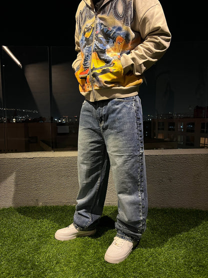 Pantalon Baggy Azul