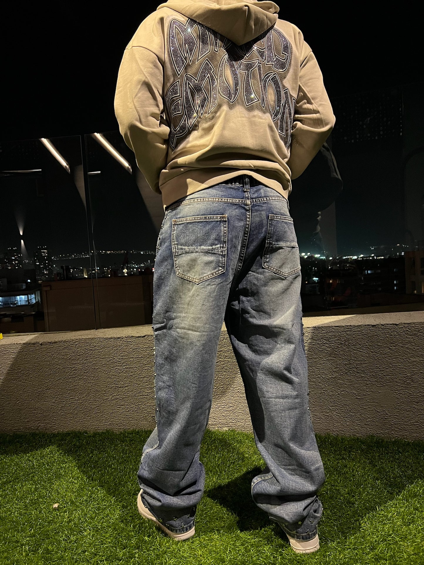 Pantalon Baggy Azul