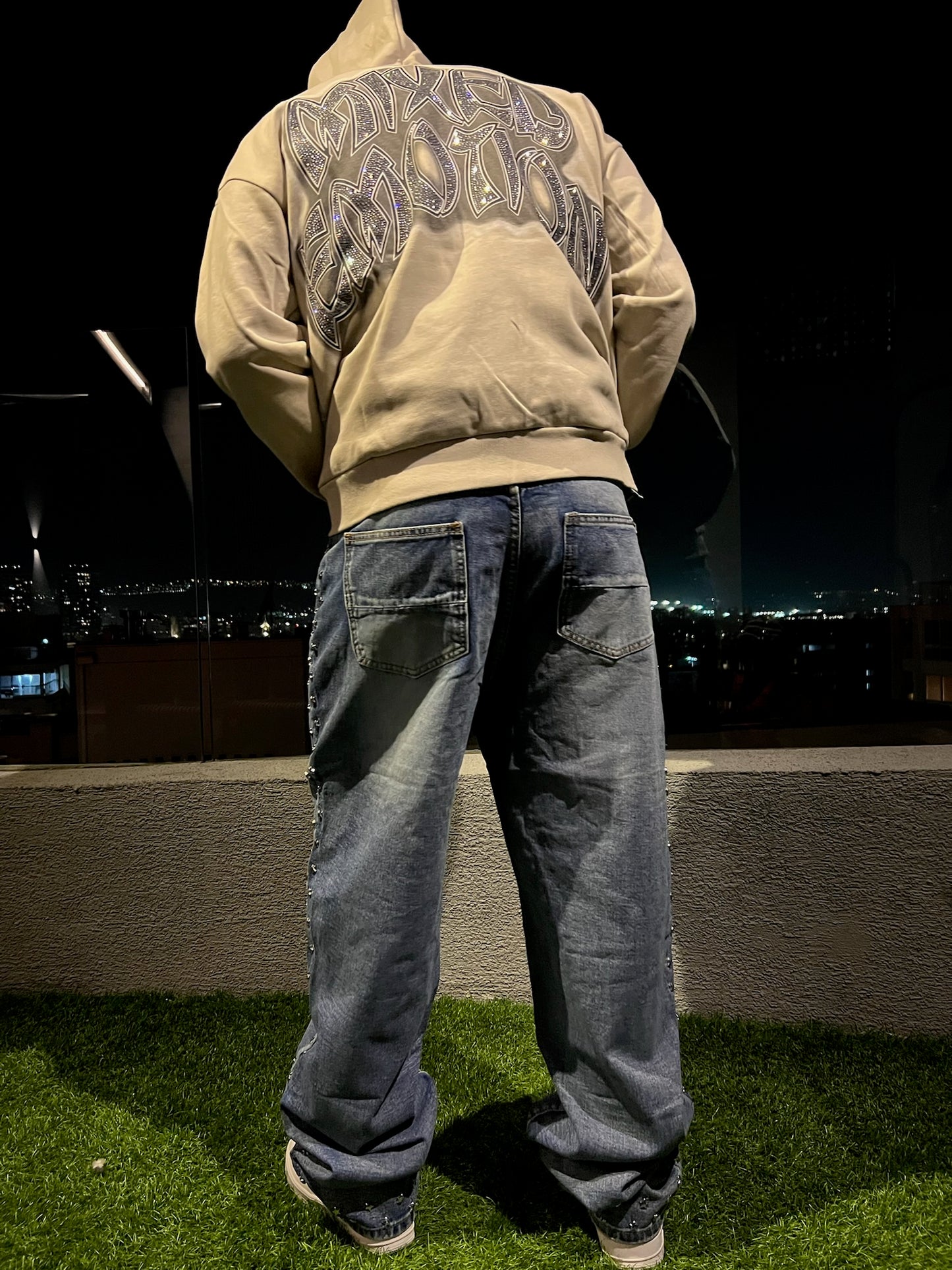 Pantalon Baggy Azul