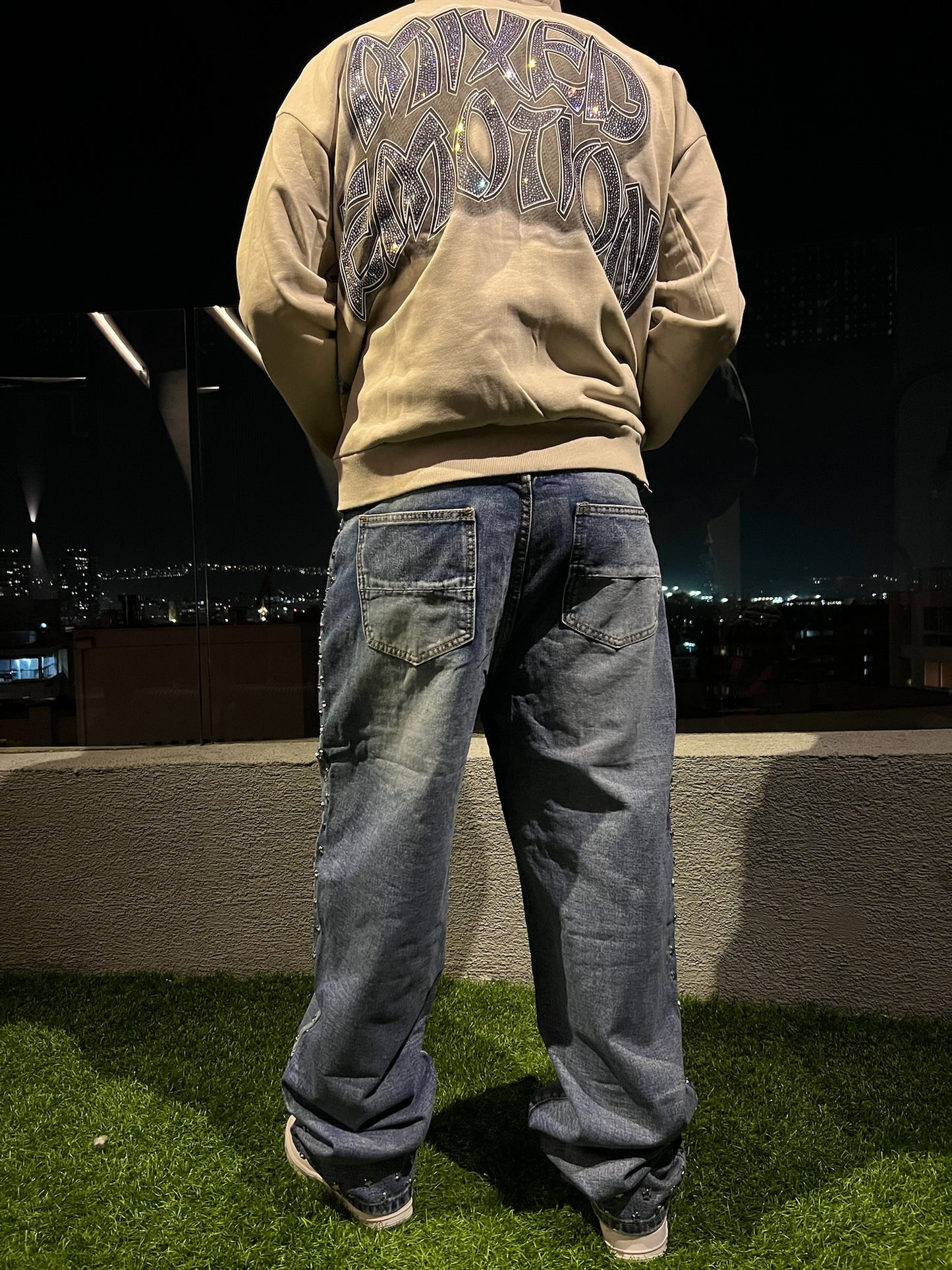 Pantalon Baggy Azul