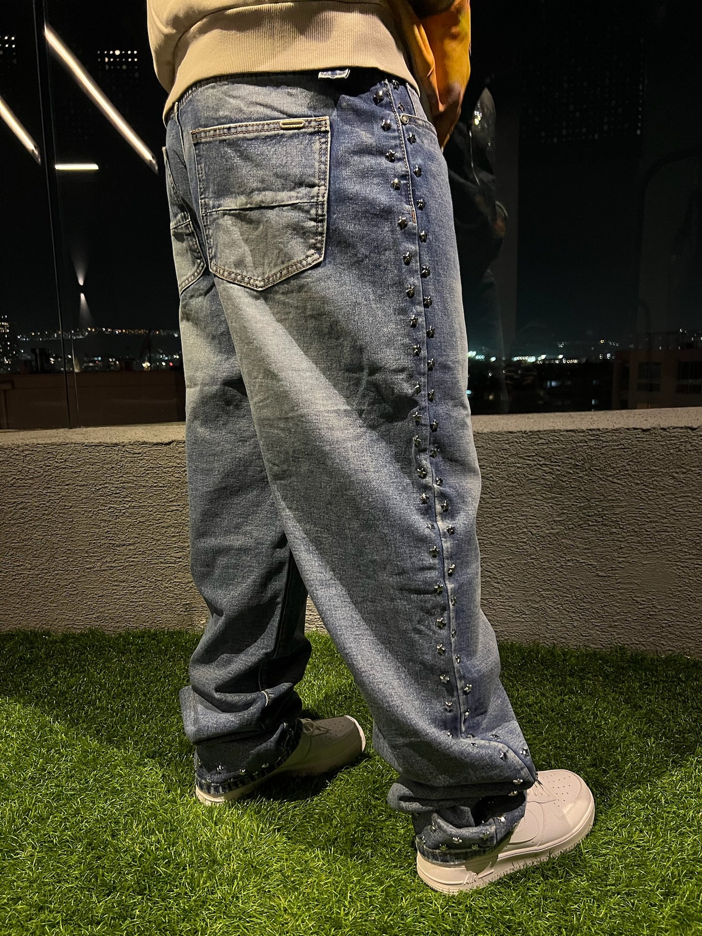 Pantalon Baggy Azul