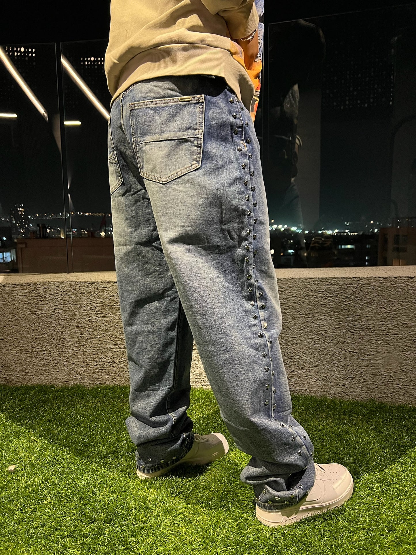 Pantalon Baggy Azul